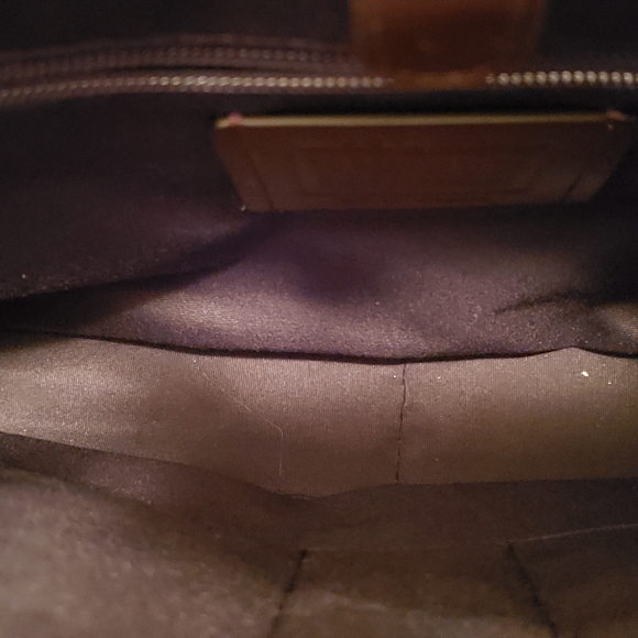 New Coach Dark Brown Beckett Leather Briefcase